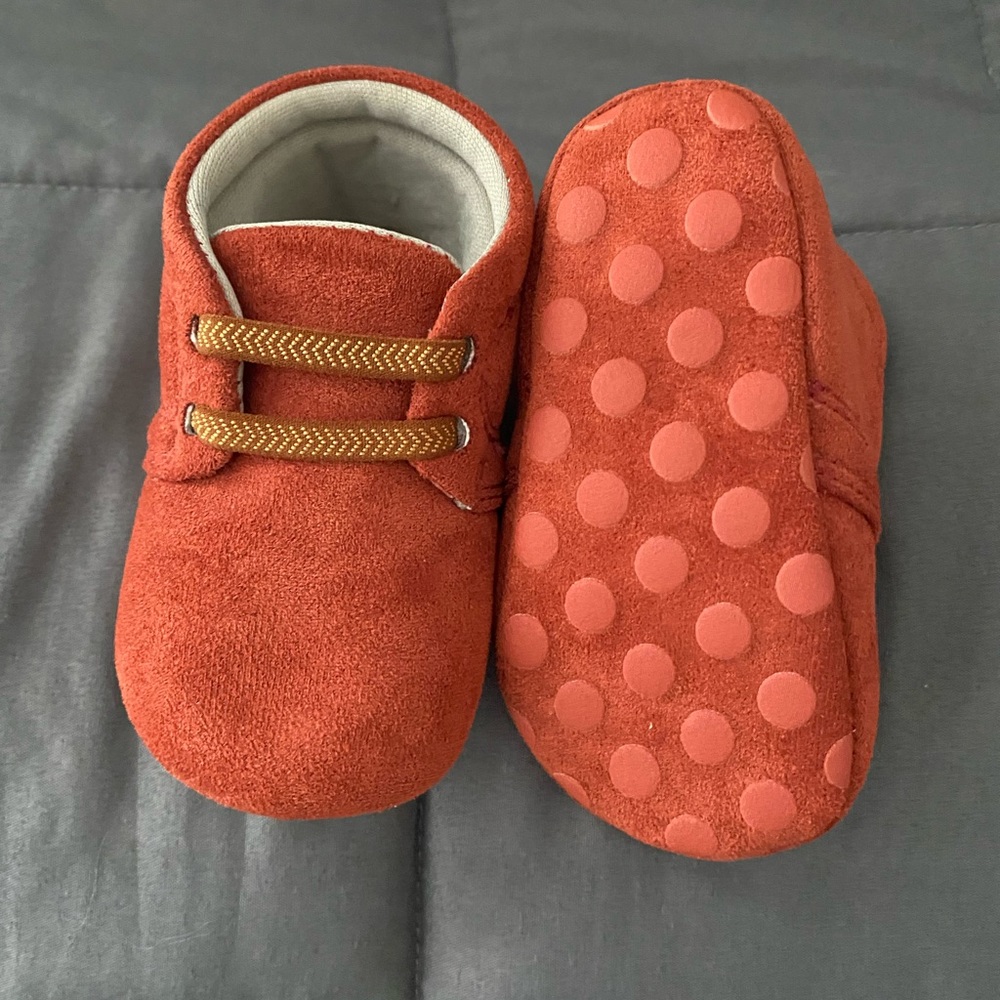 Nordstrom Crib Shoes Size 3 (Rust color) NWOT